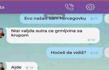 SMS: Javio tati da je konačno našao hercegovku, bio je presretan a kada mu je poslao sliku…