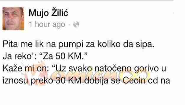 Status ovog čovjeka koji je objavio na Facebooku nasmijao je čitav region!