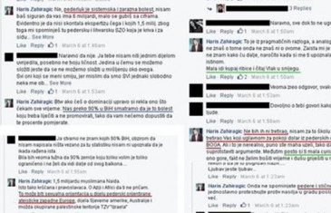 Predsjednik SPUS-a Haris Zahiragić na Facebooku: Pederluk je sistemska i zarazna bolest, mala idi kupaj ribice i čitaj Vlak u snijegu