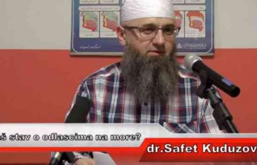 Dr. Safet Kuduzović savjetuje muslimane: Na more možete samo u Ulcinj, i to u januaru i februaru. Mart je već kritičan!