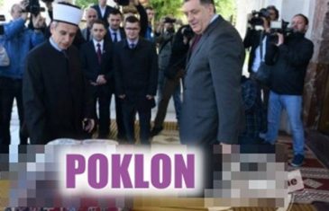 CIJELA BOSNA JE ŠOKIRANA: Pogledajte kakav je Dodik donio poklon u današnjoj posjeti Ferhadija džamiji…