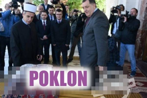 CIJELA BOSNA JE ŠOKIRANA: Pogledajte kakav je Dodik donio poklon u današnjoj posjeti Ferhadija džamiji…