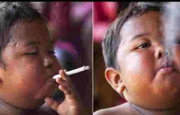 Sjećate li se dječaka koji je pušio 40 cigareta dnevno? Evo kako izgleda nakon 8 godina!