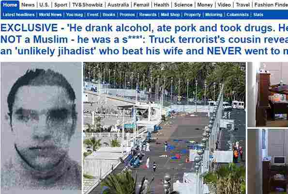 Članovi porodice napadača iz Nice: “Pio je alkohol, jeo svinjetinu, nikad nije ušao u džamiju”