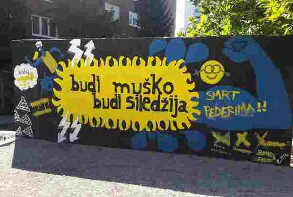 VANDALIZAM: Grafit sa pozitivnom porukom u centru Sarajeva prekrečen