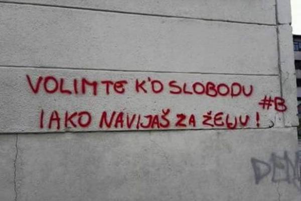 “Ovdje ni lokum nije rahat…”: Zanimljivi  grafiti u našoj regiji FOTO