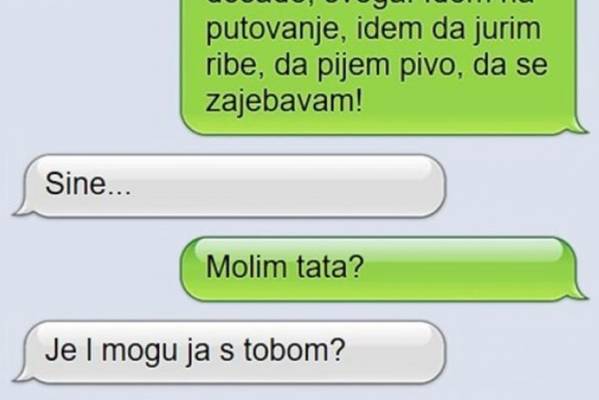 SMS koji je nasmijao cijeli Balkan: Sin javio ocu da odlazi iz kuće, evo šta mu je on odgovorio