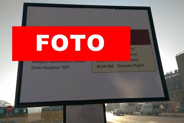 Billboard u Istočnom Sarajevu izazvao veliku pažnju javnosti