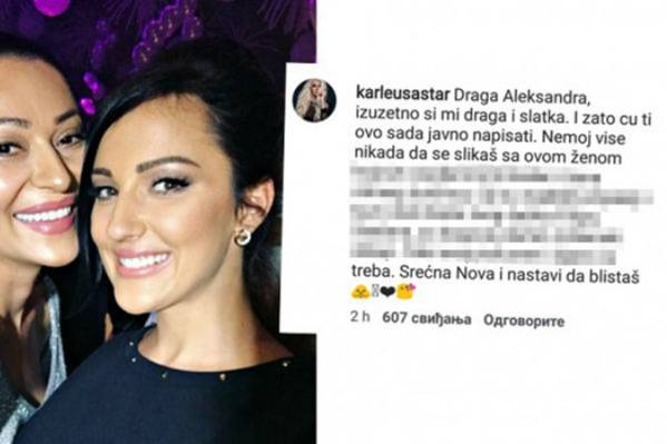 NAKON ŠTO JE IZBRISALA NJEZIN KOMENTAR U VEZI CECE: Karleuša nazvala Prijovićku seljančicom koja…