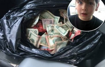 Sedmogodišnjak pronašao vreću ukradenog novca iz banke