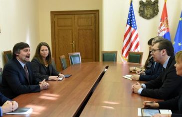VUČIĆ RAZGOVARAO SA PALMEROM: Odnosi Srbije i SAD na snažnim temeljima