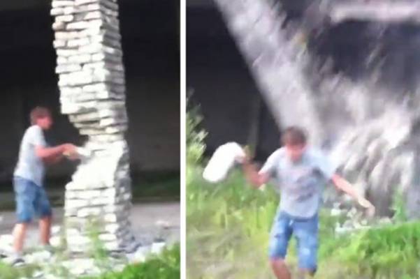 Rus izvadio dvije, tri cigle i srušio bukvalno cijelu kuću! (VIDEO)