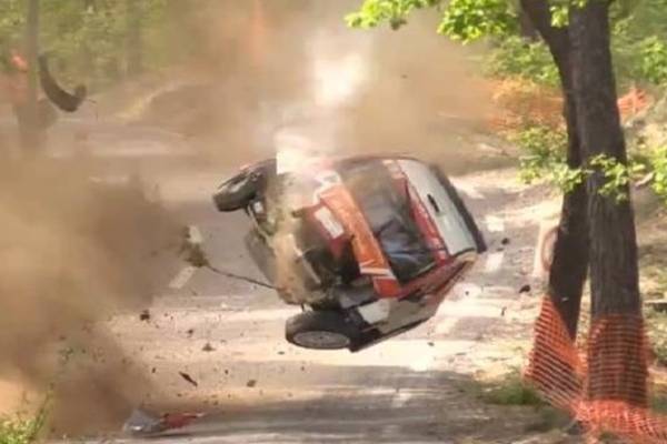 VIDEO: Ovako izgleda smrt na reliju, samo što u ovoj nesreći (srećom) nitko nije ozlijeđen