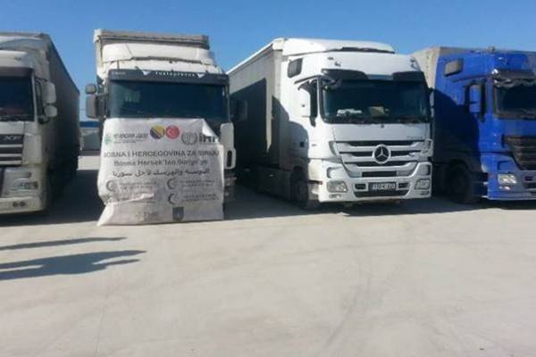 Kreće najveći konvoj pomoći iz BiH za Siriju