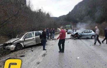 Saobraćajna nesreća na putu Sarajevo-Romanija!