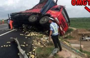 Neobičan incident dogodio se nedavno u istočnoj Kineskoj provinciji Bingzou, kada se prevrnuo kamion koji je do lokalne farme prevozio više od 10.000 pilića!