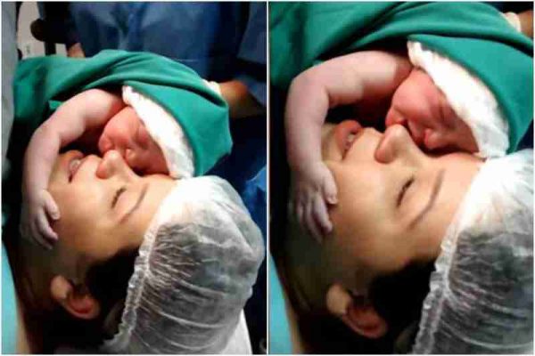 Ljubav od prvog trena: Beba pokazala koliko voli mamu samo nekoliko sekundi nakon rođenja (VIDEO)