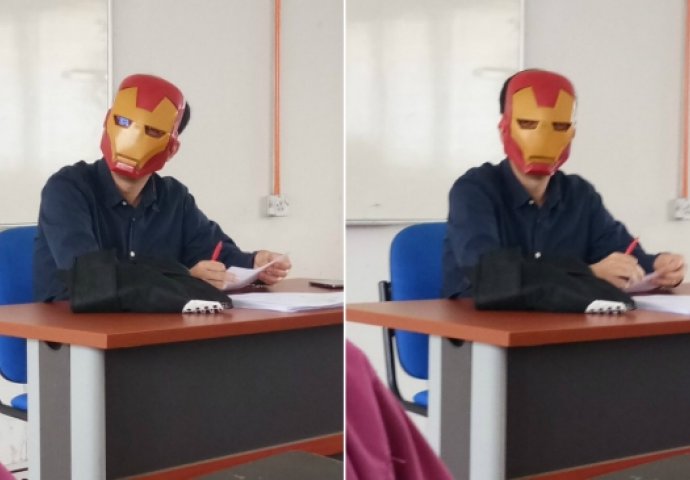 Ovaj profesor nosi MASKU dok ocjenjuje ispite kako svojim izrazom lica ne bi stvarao STRES STUDENTIMA!