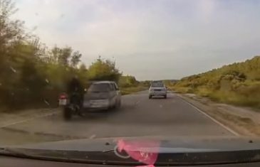 Posljednja sekunda života ruskog motocikliste: Preticanje ga koštalo života
