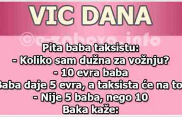 VIC DANA: PITA BABA TAKSISTU…