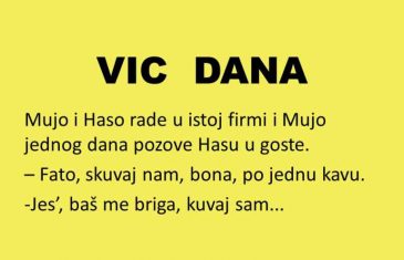 VIC DANA: Haso zavodi red u kući