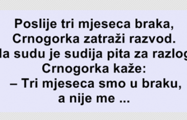 VIC DANA: Poslije 3 mjeseca braka…