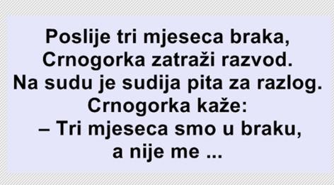 VIC DANA: Poslije 3 mjeseca braka…