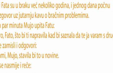 VIC: Mujo i Fata su u braku već nekoliko godina