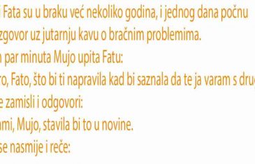 VIC: Mujo i Fata su u braku već nekoliko godina