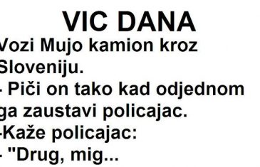 VIC DANA: Vozi Mujo kamion kroz Sloveniju…