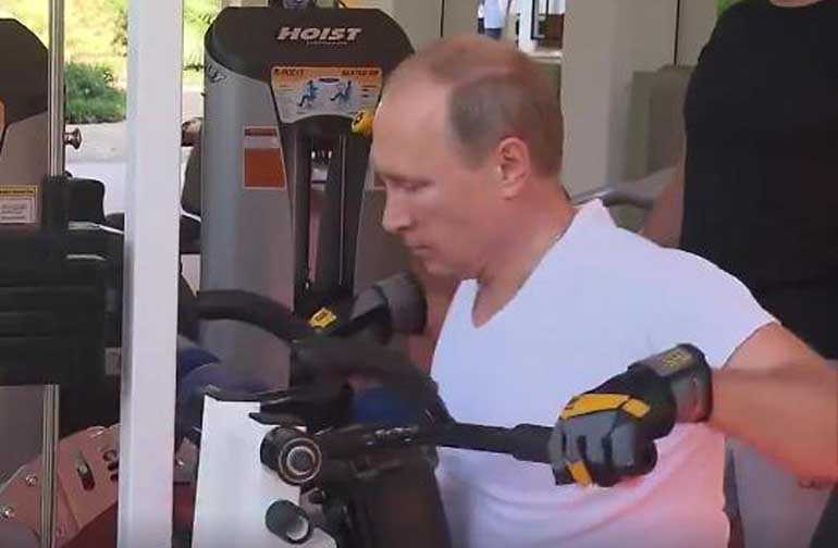 Putin  u TERETANI (VIDEO)