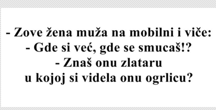 VIC DANA: Zove žena muža na mobilni