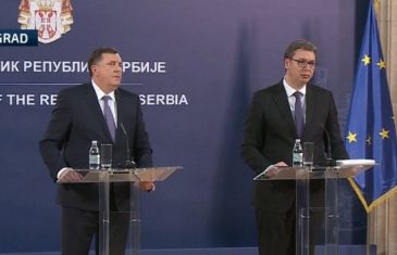 Dodik u Beogradu: BiH je raspala zemlja, sve institucije su paralizirane, jedino RS funkcionira