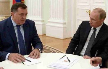 SAVEZNIK ZA RUSKU OKUPACIJU: Dodik u Moskvi zatražio rusku TV u Republici Srpskoj