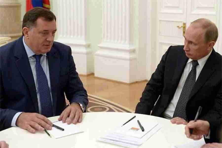 SAVEZNIK ZA RUSKU OKUPACIJU: Dodik u Moskvi zatražio rusku TV u Republici Srpskoj