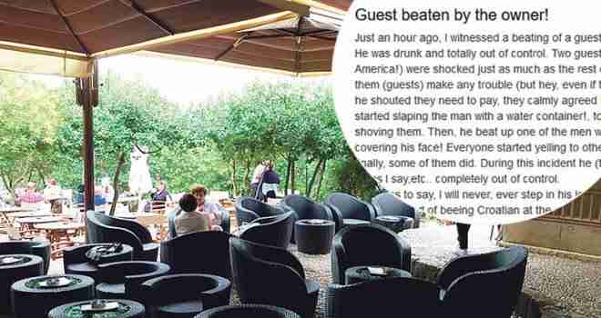 Vlasnik popularnog kafića istukao gosta, turisti na Jadranu šokirani: ‘Opalio sam mu dva šamara da mu povrijedim čast’