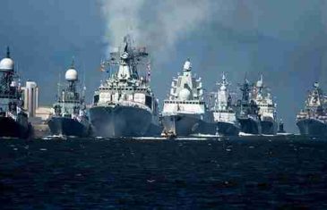 NA IVICI SUKOBA: Rusi poslali armadu ratnih brodova u Siriju, zbog najavljenog američkog udara!