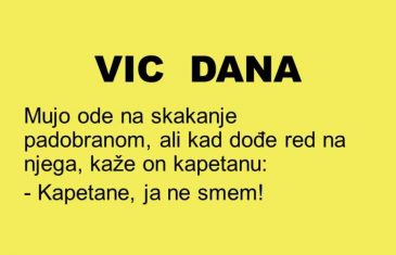 VIC DANA: Mujo skače padobranom