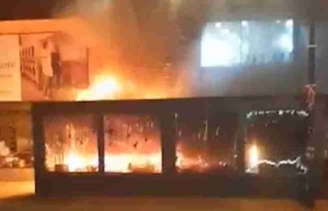 Pogledajte video požara u BBI-ju: Građani panično bježali