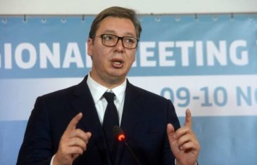 IZJAVA VUČIĆA, KOJEM NIKO NE VJERUJE: “Mi želimo da pošaljemo poruku mira i saradnje ljudima u…