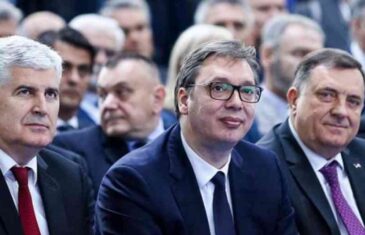 VEČERAJTE, PROMJENE IZBORNOG ZAKONA NE ČEKAJTE: Dodik i Čović kod Vučića u Beogradu; Razlog je trivijalan…