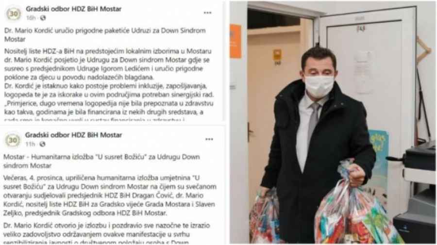 BRUKA I SRAMOTA U REŽIJI ČOVIĆEVOG HDZ-a: Zloupotreba javnih resursa, djece i Covida za političku promociju u Mostaru