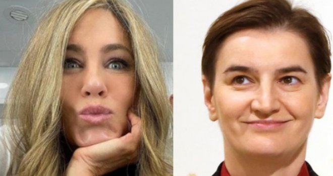 Jennifer Aniston objavila fotku srpske premijerke, Brnabić joj odgovorila: Srbija je zemlja koja mijenja svijet!