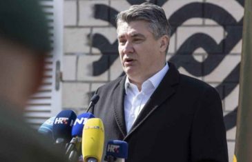 PREDSJEDNIK, LOŠ I NIKAKAV: Milanović ponovo uputio uvredljive opaske na račun BiH