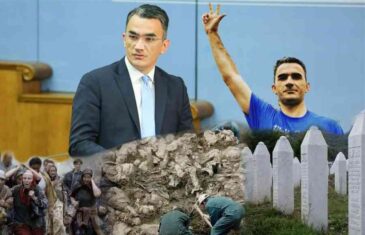 PONAŠAJ SE PRISTOJNO, LEPOSAVIĆ SAM TI REKAO: „Hristovi vojnici DF-a sačuvat će negatora genocida u Srebrenici, a zbog toga će od velike Srbije ostati samo male gusle“