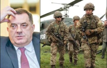 JAKA PORUKA DODIKU: Dok je Bećirović u komandi NATO-a u Briselu, EUFOR raspoređuje borbena vozila u BiH