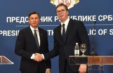 BURNO U BEOGRADU: Pahor kritizirao izjave o promjeni granica na Balkanu, Vučić zabrinut zbog blokada na putu Srbije u Evropsku uniju, spominjao i Hrvatsku…