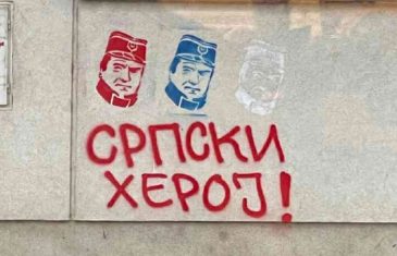 SRAMOTNO: U Prijedoru novi grafiti s natpisom “srpski heroj”, bivši logoraši uputili poziv…