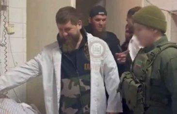 KADIROV POVEO MALOLJETNOG SINA U UKRAJINU! Na snimcima iz bolnice uz čečenskog lidera je navodno i njegov nasljednik Adam (14)