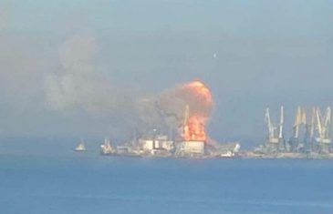 OBJAVLJENE SNIMKE: Kakav su to ruski brod jutros uništili Ukrajinci? Prije samo par dana hvalili su se njime na TV-u
